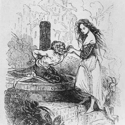 Esmeralda Giving Quasimodo A Drink 